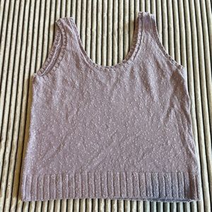 LOFT knitted tank top (lilac) size small